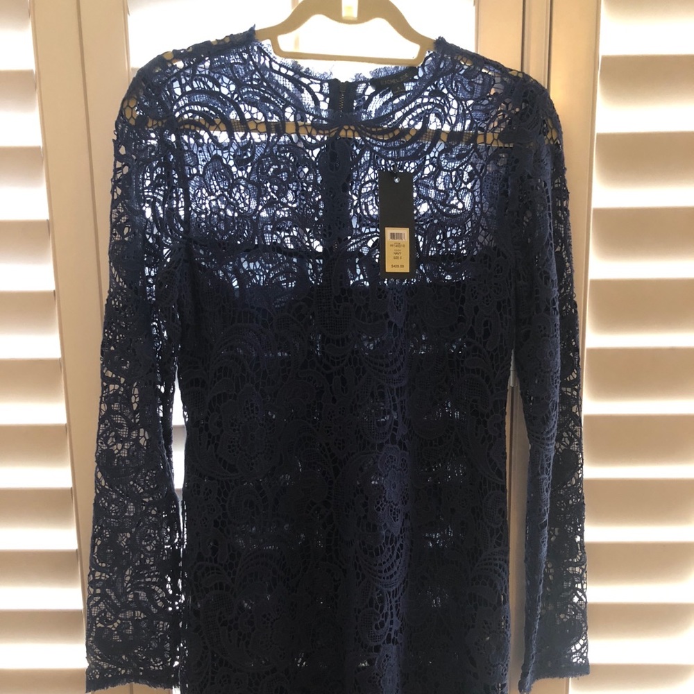 Rachel Zoe Blue Lace Dress